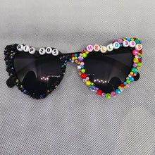 Load image into Gallery viewer, Rhineston Sunglasses